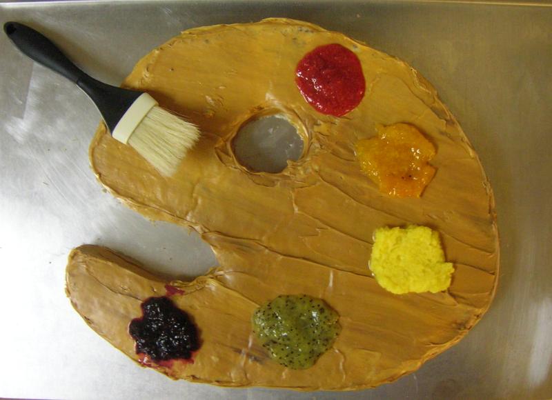 Painter's Palette Cake